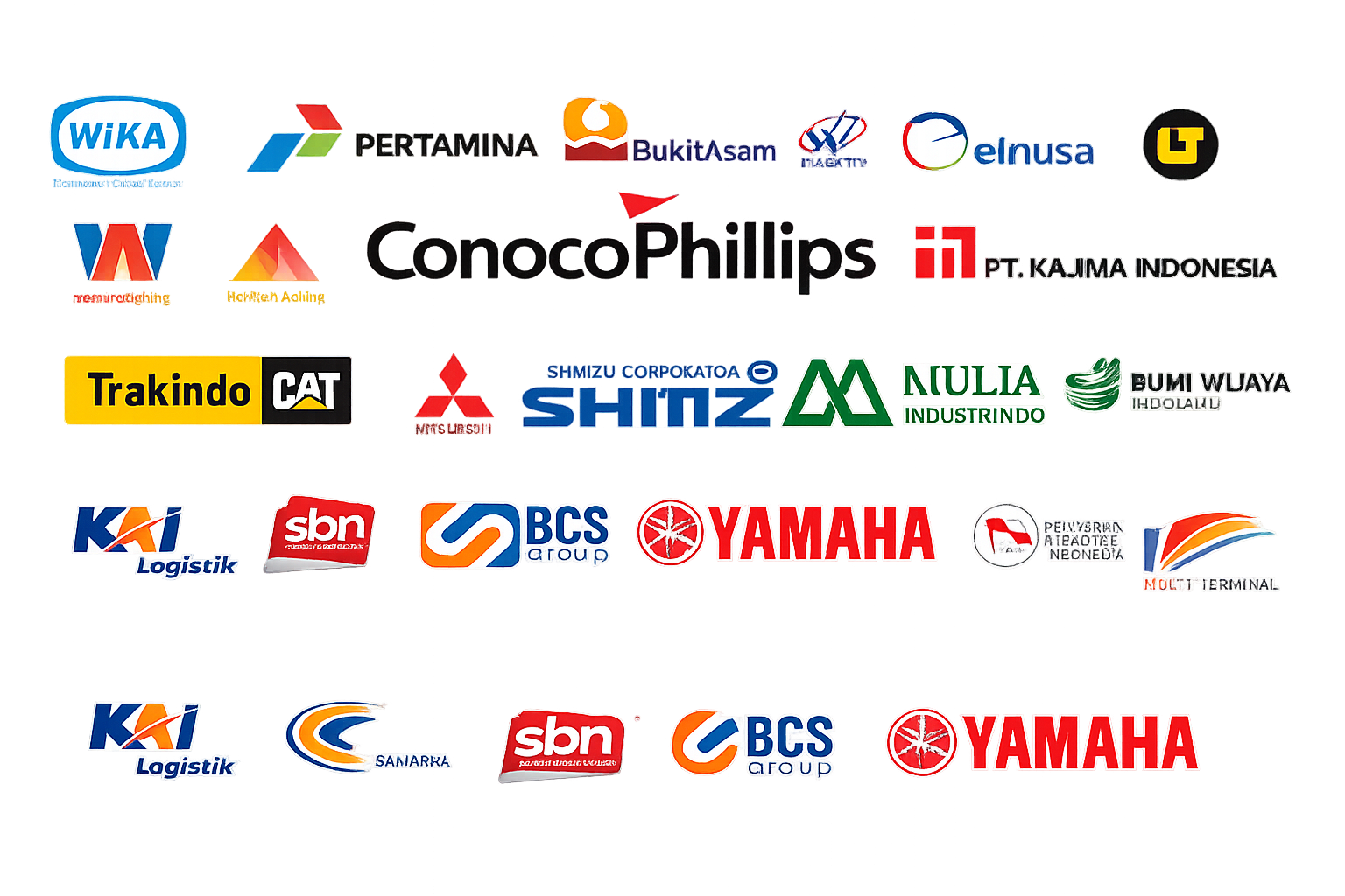 Klien BCI Group – Logo Perusahaan Partner